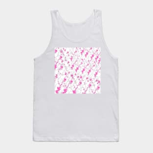 Pink and white Tank Top